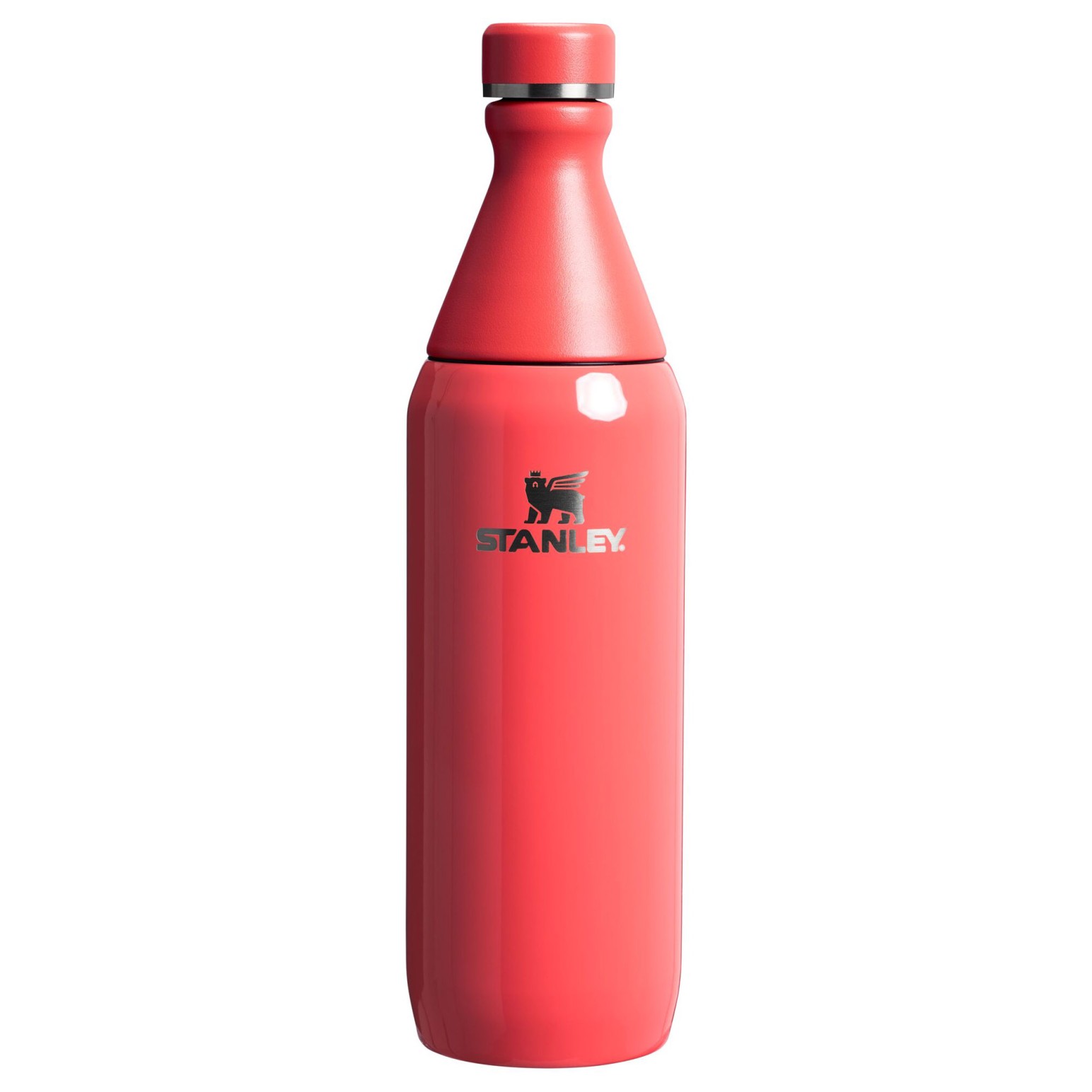 Stanley All Day Slim Bottle 20oz Hot Coral Gloss